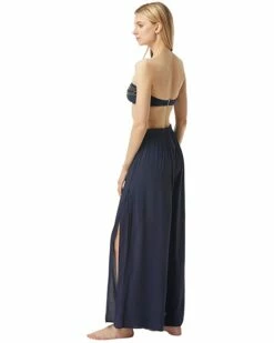 Budget ✔️ MICHAEL Michael Kors Solids Cover-Up Pants with Belt | Swimwear 🤩 -Outlet Michael Kors Store 51 dn1ZD9zL. AC SR736920