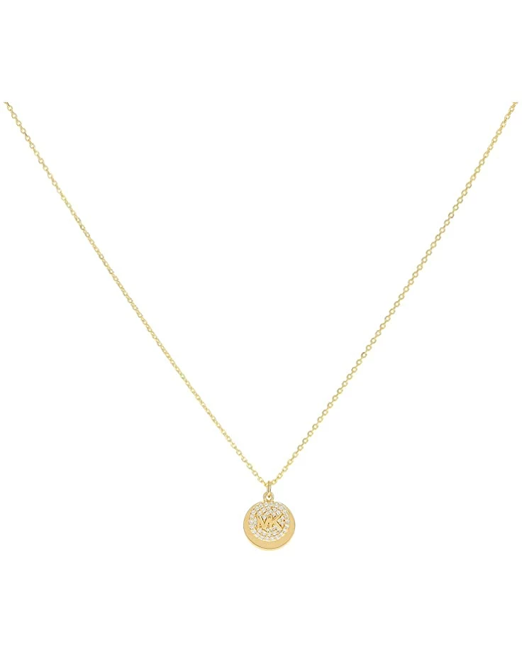 Best deal 🧨 Michael Kors 14K Gold-Plated Sterling Silver Pavé Engravable Pendant Necklace | Necklaces 👏 1 Best deal 🧨 Michael Kors 14K Gold-Plated Sterling Silver Pavé Engravable Pendant Necklace | Necklaces 👏