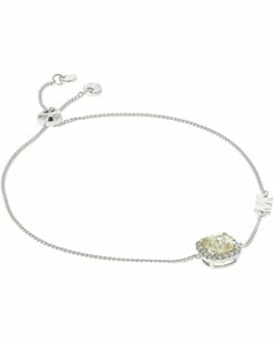 Cheapest 😉 Michael Kors Sterling Silver Pavé Cushion-Cut Slider Bracelet | Bracelets 💯