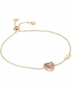 Cheapest 😀 Michael Kors Sterling Silver Heart-Cut Slider Bracelet | Bracelets 🎁