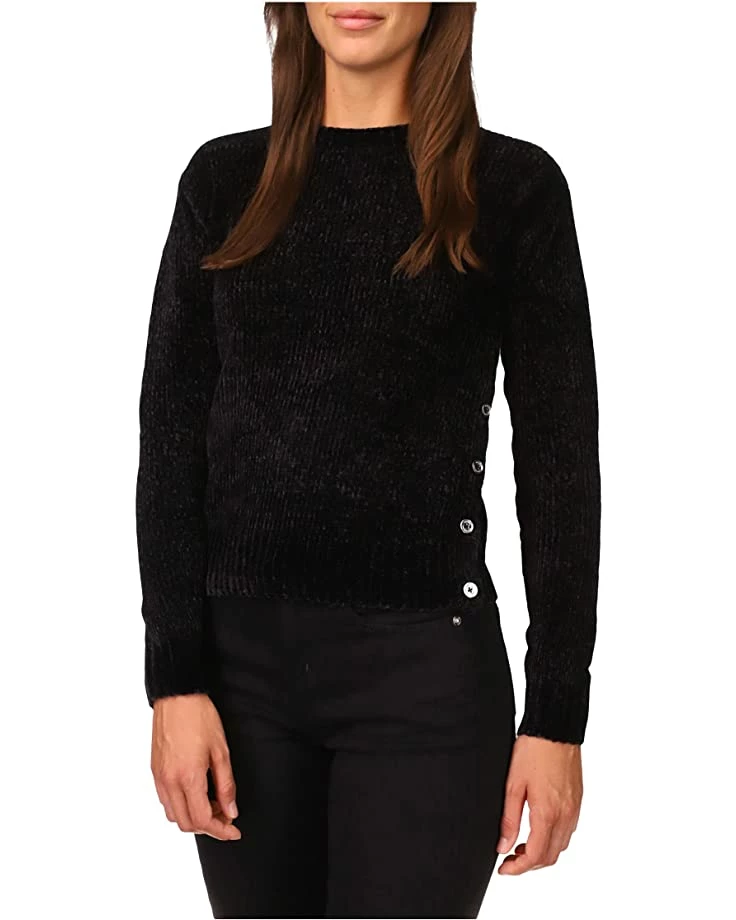 Hot Sale โญ MICHAEL Michael Kors Petite Velvet Button Detail Sweater | Sweaters ๐ 1 Hot Sale โญ MICHAEL Michael Kors Petite Velvet Button Detail Sweater | Sweaters ๐