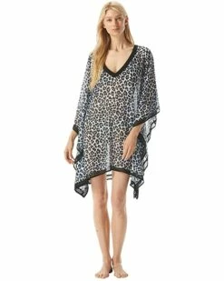Cheapest ๐งจ MICHAEL Michael Kors Leopard Caftan Cover-Up | Swimwear ๐ฅ