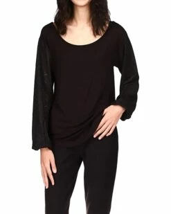 Buy 👏 MICHAEL Michael Kors Open Neck Long Sleeve Top | 👕 Shirts & Tops 😀