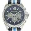 Outlet 🎁 Michael Kors MK8950 - Brecken Chronograph Silicone Strap with Admiral Blue PVC Inlay ⌚ Watch | Fashion ⌚ Watches 🌟