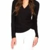 Cheapest 🌟 MICHAEL Michael Kors Petite Waffle Wrap Long Sleeve Top | 👚 Shirts & Tops 🌟