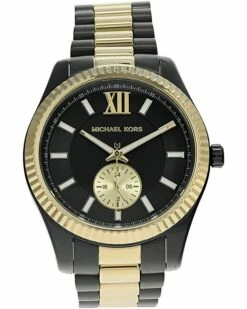 Best reviews of ⭐ Michael Kors MK8948 - Lexington Multifunction IP Bracelet with Gold Centerlinks ⌚ Watch | Fashion ⌚ Watches ✔️
