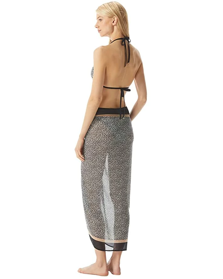 Deals 👍 MICHAEL Michael Kors Mini Leopard Pareo Cover-Up | Swimwear ✨ 4 Deals 👍 MICHAEL Michael Kors Mini Leopard Pareo Cover-Up | Swimwear ✨ - Image 4