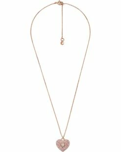 Coupon 🎉 Michael Kors Kors Love Pave Heart Necklace | Necklaces 🔔