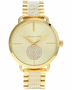 Outlet 🔥 Michael Kors MK4602 - Portia Three Hand Stainless Steel ⌚ Watch | Fashion ⌚ Watches ✔️