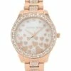 Outlet 🛒 Michael Kors MK4597 - Liliane Three Hand Stainless Steel ⌚ Watch | Fashion ⌚ Watches ✔️