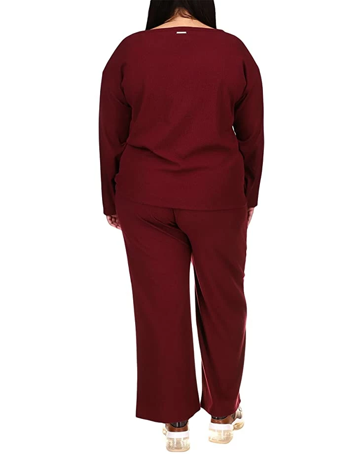 Cheapest โญ MICHAEL Michael Kors Plus Size Rib Straight Leg Pants ๐ 3 Cheapest โญ MICHAEL Michael Kors Plus Size Rib Straight Leg Pants ๐ - Image 3