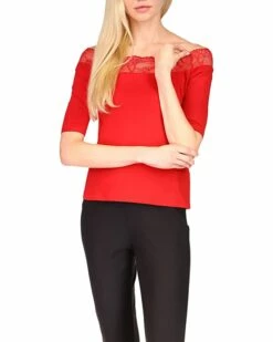 Top 10 😍 MICHAEL Michael Kors Lace Off Shoulder Top | 👕 Shirts & Tops 🌟