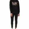 Budget 👍 MICHAEL Michael Kors Petite Logo Split Sweatshirt | Hoodies & Sweatshirts 😍