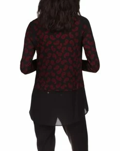 Hot Sale 🔔 MICHAEL Michael Kors Paisley Mixed Media Top | 👕 Shirts & Tops 🔔 -Outlet Michael Kors Store 61VL4sXC7UL. AC SR736920
