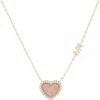 Discount ⭐ Michael Kors Kors Love Pave and Mother-of-Pearl Heart Pendant Necklace | Necklaces 😀