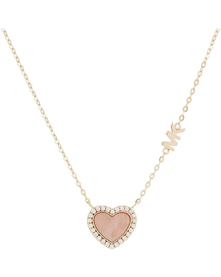 Discount โญ Michael Kors Kors Love Pave and Mother-of-Pearl Heart Pendant Necklace | Necklaces ๐ 1 Discount โญ Michael Kors Kors Love Pave and Mother-of-Pearl Heart Pendant Necklace | Necklaces ๐