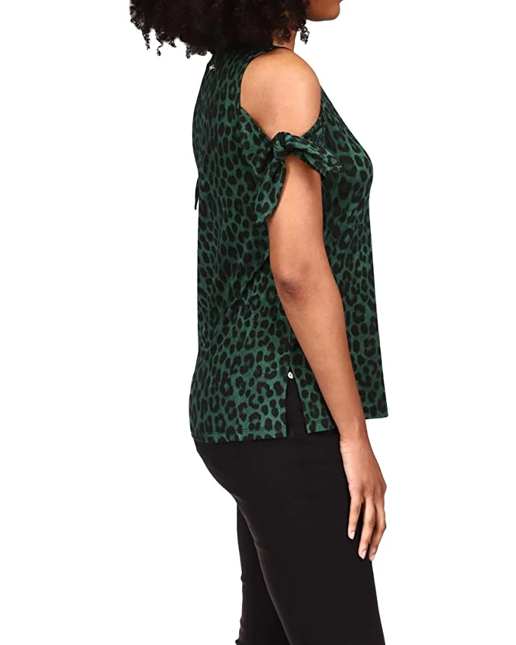 Budget 🤩 MICHAEL Michael Kors Cheetah Cold-Shoulder T-Shirt | 👕 Shirts & Tops ❤️ 4 Budget 🤩 MICHAEL Michael Kors Cheetah Cold-Shoulder T-Shirt | 👕 Shirts & Tops ❤️ - Image 4