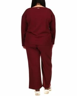 Brand new 🥰 MICHAEL Michael Kors Plus Size Boatneck Ruche Tie Top | 👚 Shirts & Tops ❤️ -Outlet Michael Kors Store 61tfjJ1HJlL. AC SR736920