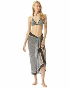 Deals 👍 MICHAEL Michael Kors Mini Leopard Pareo Cover-Up | Swimwear ✨