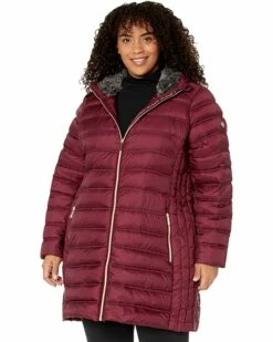 Cheapest ⌛ MICHAEL Michael Kors Plus Size Long Zip Front Down Packable M865169B63 | 🧥 Coats & Outerwear 🎁 -Outlet Michael Kors Store 711EnIWDX2L. AC SR736920