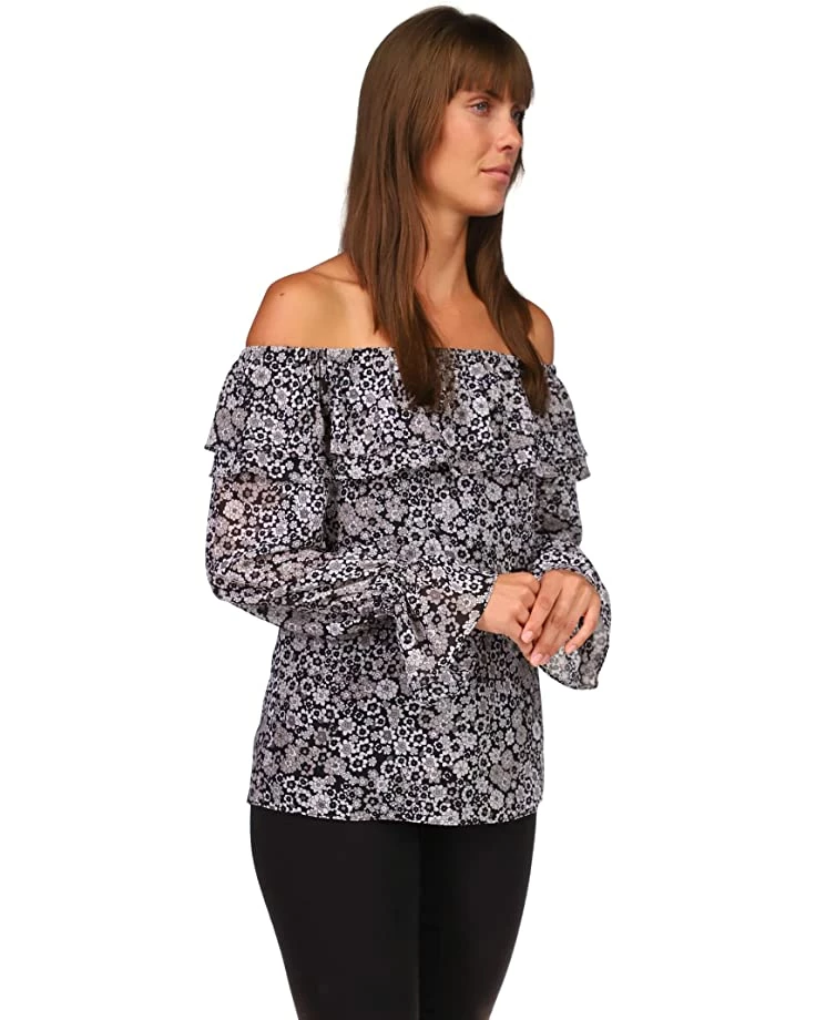 Best reviews of 💯 MICHAEL Michael Kors Mega Zinnia Off Shoulder Top | 👚 Shirts & Tops 😉 2 Best reviews of 💯 MICHAEL Michael Kors Mega Zinnia Off Shoulder Top | 👚 Shirts & Tops 😉 - Image 2