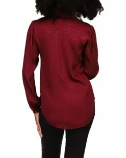 Flash Sale ⌛ MICHAEL Michael Kors Petite Cheetah Plisse Jacquard Top | 👚 Shirts & Tops 😀 -Outlet Michael Kors Store 711v2IgCFfL. AC SR736920