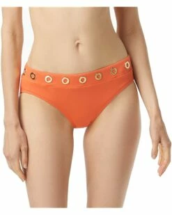 Promo 🧨 MICHAEL Michael Kors Grommet Solid 👙 Bikini Bottoms | Swimwear 🎉