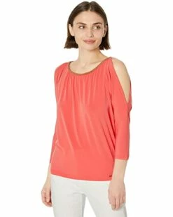 Cheap 👍 MICHAEL Michael Kors Petite Chain Neck Cold-Shoulder Top | 👚 Shirts & Tops 🎁 9 Cheap 👍 MICHAEL Michael Kors Petite Chain Neck Cold-Shoulder Top | 👚 Shirts & Tops 🎁 -Outlet Michael Kors Store 71BFESy6W4L. AC SR736920