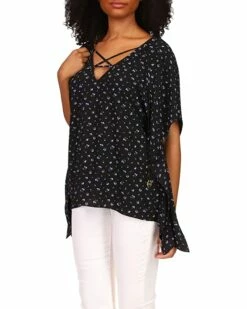 New 🤩 MICHAEL Michael Kors Floral Ditsy Hank Hem Top | 👕 Shirts & Tops 😀