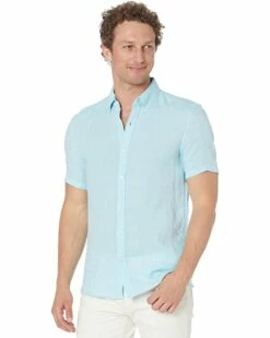 Best reviews of 😀 Michael Kors Short Sleeve Linen Button-Down | 👚 Shirts & Tops ✔️