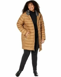Cheapest ⌛ MICHAEL Michael Kors Plus Size Long Zip Front Down Packable M865169B63 | 🧥 Coats & Outerwear 🎁 -Outlet Michael Kors Store 71FAV5ix1IL. AC SR736920