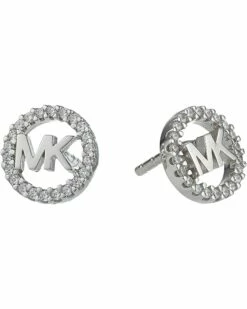 Wholesale 🔔 Michael Kors Precious Metal-Plated Sterling Silver Pavé Logo Studs Earrings 🔔 -Outlet Michael Kors Store 71JMbOSca6L. AC SR736920