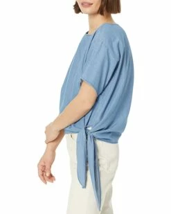 Buy 🥰 MICHAEL Michael Kors Petite Tencel Side Tie Top | 👚 Shirts & Tops 😍 -Outlet Michael Kors Store 71L8sJCwLwL. AC SR736920