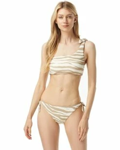 Best deal 🥰 MICHAEL Michael Kors Reversible Zebra One Shoulder 👙 Bikini Top | Swimwear 💯