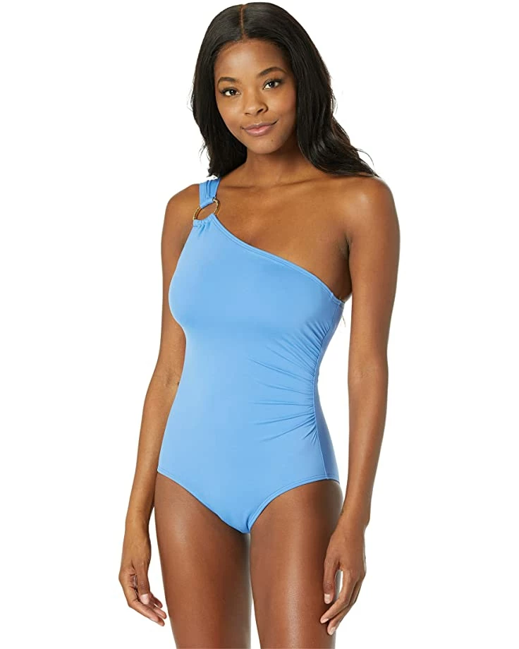 Flash Sale 😉 MICHAEL Michael Kors Iconic Solids One Shoulder One-Piece | Swimwear 🛒 5 Flash Sale 😉 MICHAEL Michael Kors Iconic Solids One Shoulder One-Piece | Swimwear 🛒 - Image 5