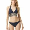 Outlet 😍 MICHAEL Michael Kors Chain Border Halter 👙 Bikini Top | Swimwear 🧨