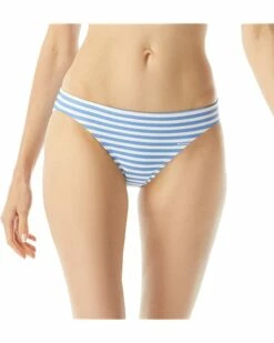 New 👏 MICHAEL Michael Kors Logo Stripe Classic 👙 Bikini Bottoms | Swimwear 🤩