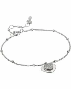 Best reviews of 💯 Michael Kors Precious Metal-Plated Sterling Silver Pavé Heart Bracelet | Bracelets 👍 -Outlet Michael Kors Store 71QpeXP1YwL. AC SR736920