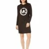 Best reviews of 🤩 MICHAEL Michael Kors Petite Long Sleeve Circle MK Logo Hoodie 👗 Dress | 👗 Dresses 🔥