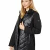 Cheap 🔥 MICHAEL Michael Kors Mixed Softshell and Quilted Puffer M525378FZ | 🧥 Coats & Outerwear 🛒
