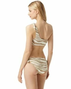 Best deal 🥰 MICHAEL Michael Kors Reversible Zebra One Shoulder 👙 Bikini Top | Swimwear 💯 -Outlet Michael Kors Store 71T6bCyZslL. AC SR736920