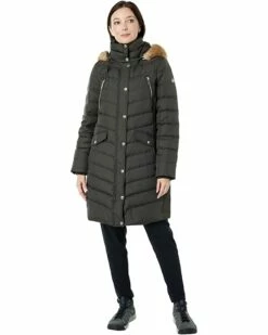 Wholesale 🔥 MICHAEL Michael Kors Snap Front Down Puffer M825153B74 | 🧥 Coats & Outerwear ✨