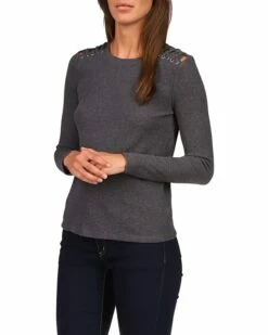 Deals 🔔 MICHAEL Michael Kors Waffle Shoulder Lace-Up Top | 👕 Shirts & Tops 🔥 -Outlet Michael Kors Store 71WnqZix3VL. AC SR736920