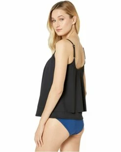Wholesale 🔥 MICHAEL Michael Kors Iconic Solids Double Layer Tankini Top | Swimwear 🎉 -Outlet Michael Kors Store 71X2eCJ5KJL. AC SR736920