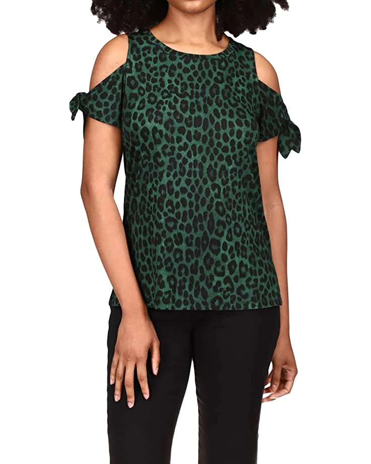 Budget 🤩 MICHAEL Michael Kors Cheetah Cold-Shoulder T-Shirt | 👕 Shirts & Tops ❤️ 1 Budget 🤩 MICHAEL Michael Kors Cheetah Cold-Shoulder T-Shirt | 👕 Shirts & Tops ❤️