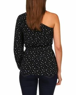 Budget 🎉 MICHAEL Michael Kors Floral One Shoulder Tunic | 👕 Shirts & Tops 🛒 -Outlet Michael Kors Store 71go6 j6HL. AC SR736920