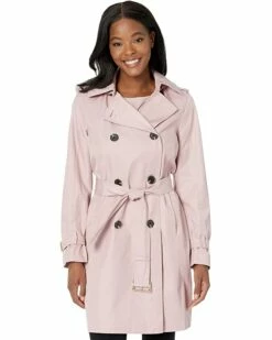 New 😀 MICHAEL Michael Kors Belted Double Breasted Trench M724660A74 | 🧥 Coats & Outerwear 🌟