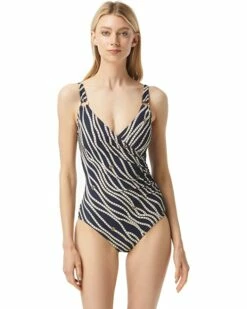 Deals 🛒 MICHAEL Michael Kors Diagonal Belt Print Logo Ring Surplus One-Piece | Swimwear ✔️ -Outlet Michael Kors Store 71o2xnjGAL. AC SR736920