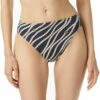Outlet 😉 MICHAEL Michael Kors Diagonal High Leg 👙 Bikini Bottoms | Swimwear ❤️