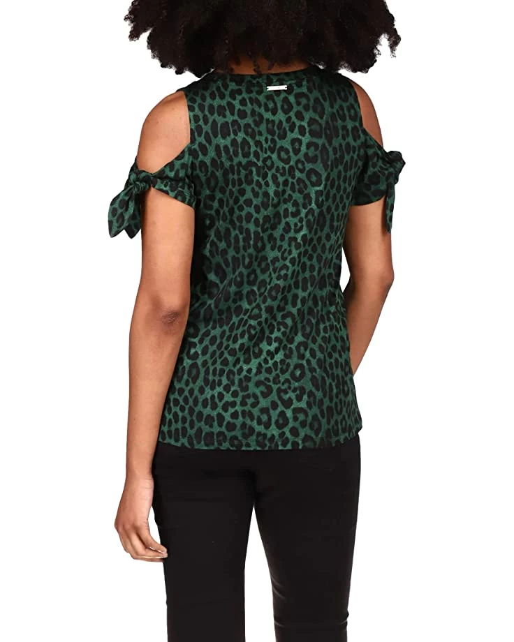 Budget 🤩 MICHAEL Michael Kors Cheetah Cold-Shoulder T-Shirt | 👕 Shirts & Tops ❤️ 3 Budget 🤩 MICHAEL Michael Kors Cheetah Cold-Shoulder T-Shirt | 👕 Shirts & Tops ❤️ - Image 3